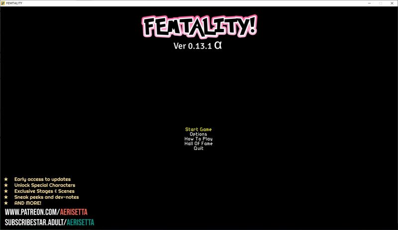 【欧美ACT/全动态】FEMTALITY v0.13.1 安卓+PC 最新测试版【新作/1.3G】-乌龟ACG游戏