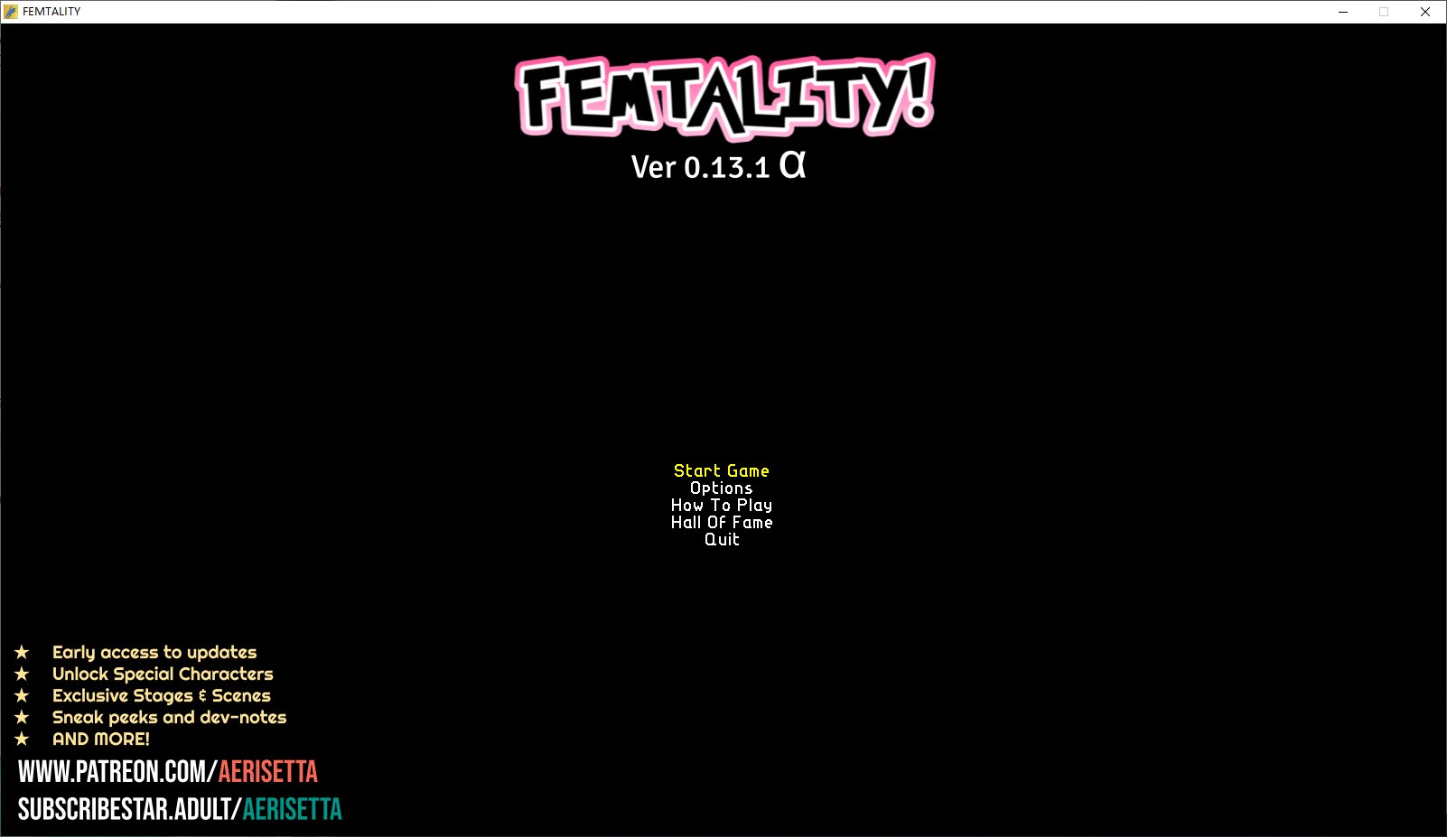 【欧美ACT/全动态】FEMTALITY v0.13.1 安卓+PC 最新测试版【新作/1.3G】-乌龟ACG游戏
