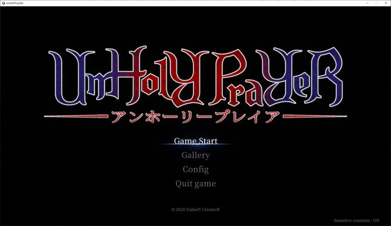 【日式ACT/中文/全动态】UnHolY PraYeR v0327 官方中文版【更新/670M】-乌龟ACG游戏