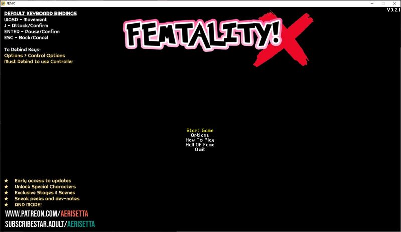 【欧美ACT/全动态】FEMTALITY v0.2.1 安卓+PC 最新测试版【更新/1.1G】-乌龟ACG游戏