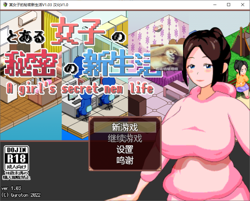 【模拟SLG/汉化】某女子秘密的新生活 v1.03汉化版 【新汉化/250M】-乌龟ACG游戏