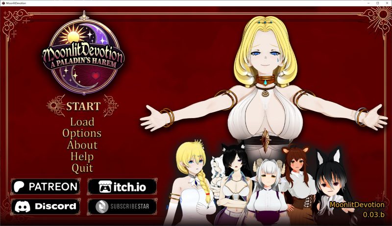 【后宫SLG/中文/动态】月光下的奉献：圣骑士的后宫v0.03 安卓+PC+MAC 官中测试版【新作/4G】-乌龟ACG游戏