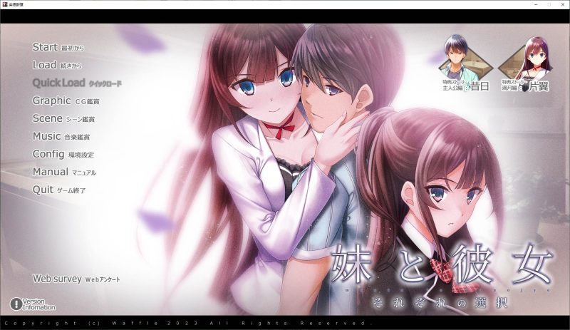 【日式ADV/汉化/CV】妹妹和她各自的选择 机翻汉化版【新汉化/11G】-乌龟ACG游戏